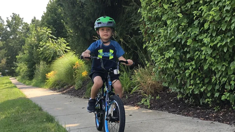 Kid on Guardian Bike