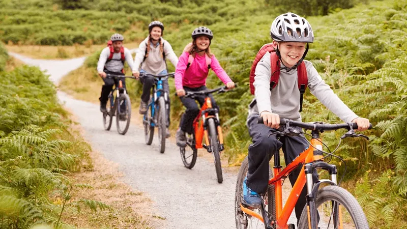 Biking with Kids in National parks, U.S