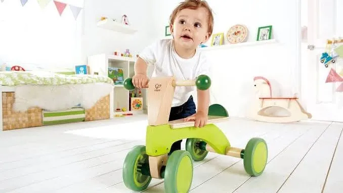 Hape Scoot around Ride on Wood Bike Full Review
