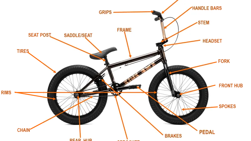 Parts of a BMX Bikes to consider before choosing one