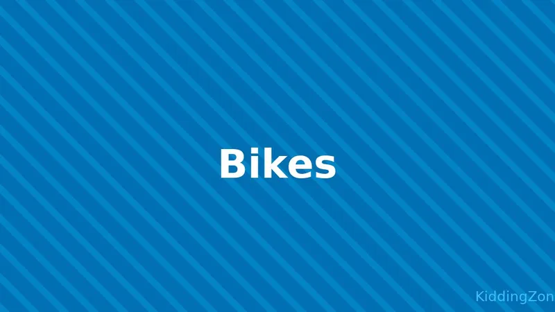 Kids bike category illustration