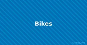 Kids bike category illustration