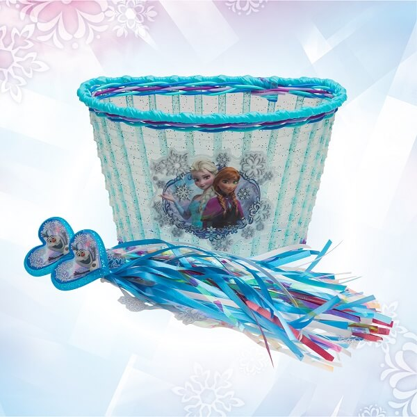 Bell Disney frozen basket & streamers