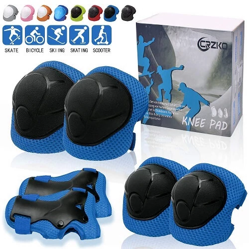 CRZKO Knee and Elbow Pads for Kids