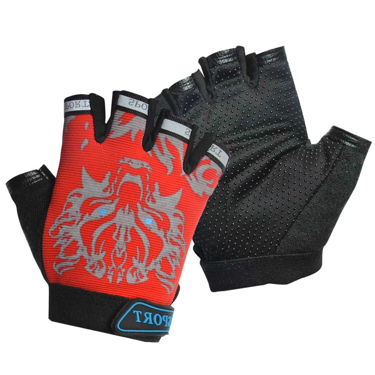 Freehawk kids half-finger cycling gloves