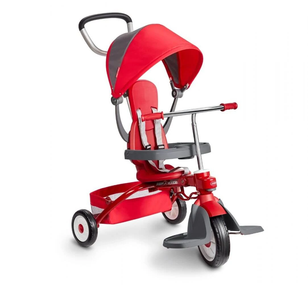 Radio Flyer 4-in-1 Stroll N’ Trike, RED